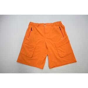 Little Donkey Andy Cargo Shorts Fishing Outdoors Camping Orange Mens Size XL